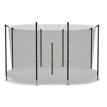 Sikkerhedsnet til oval nedgravningstrampolin